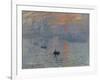 Impression: Sunrise, 1872-Claude Monet-Framed Premium Giclee Print