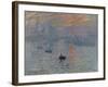 Impression: Sunrise, 1872-Claude Monet-Framed Giclee Print