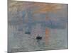 Impression: Sunrise, 1872-Claude Monet-Mounted Giclee Print