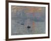 Impression: Sunrise, 1872-Claude Monet-Framed Giclee Print