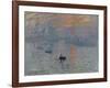 Impression: Sunrise, 1872-Claude Monet-Framed Giclee Print