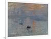 Impression: Sunrise, 1872-Claude Monet-Framed Giclee Print