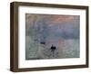 Impression, Sunrise, 1872-Claude Monet-Framed Art Print