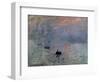 Impression, Sunrise, 1872-Claude Monet-Framed Art Print