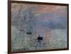 Impression, Sunrise, 1872-Claude Monet-Framed Art Print