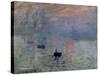 Impression, Sunrise, 1872-Claude Monet-Stretched Canvas