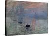Impression, Sunrise, 1872-Claude Monet-Stretched Canvas