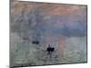 Impression, Sunrise, 1872-Claude Monet-Mounted Art Print