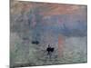 Impression, Sunrise, 1872-Claude Monet-Mounted Art Print