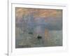 Impression: Sunrise, 1872-Claude Monet-Framed Premium Giclee Print