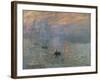 Impression: Sunrise, 1872-Claude Monet-Framed Giclee Print