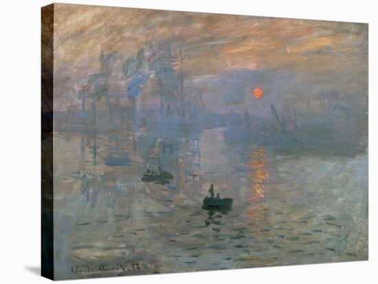 Impression: Sunrise, 1872-Claude Monet-Stretched Canvas