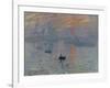 Impression: Sunrise, 1872-Claude Monet-Framed Giclee Print