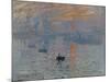 Impression: Sunrise, 1872-Claude Monet-Mounted Giclee Print