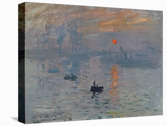 Impression: Sunrise, 1872-Claude Monet-Stretched Canvas