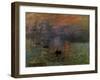 Impression: Sunrise 1873-Claude Monet-Framed Giclee Print