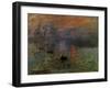 Impression: Sunrise 1873-Claude Monet-Framed Giclee Print