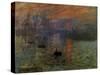 Impression: Sunrise 1873-Claude Monet-Stretched Canvas