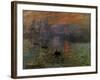 Impression: Sunrise 1873-Claude Monet-Framed Giclee Print