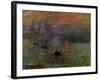 Impression: Sunrise 1873-Claude Monet-Framed Giclee Print