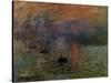 Impression: Sunrise 1873-Claude Monet-Stretched Canvas