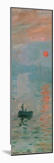 Impression, Sunrise, c. 1872 (detail)-Claude Monet-Mounted Giclee Print