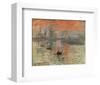 Impression, Sunrise, c.1872-Claude Monet-Framed Art Print