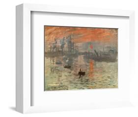 Impression, Sunrise, c.1872-Claude Monet-Framed Art Print