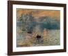 Impression, Sunrise, c.1872-Claude Monet-Framed Art Print