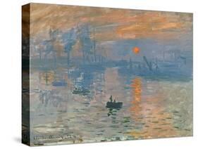 Impression, Sunrise (Impression, Soleil Levan), 1872-Claude Monet-Stretched Canvas