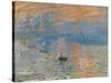 Impression, Sunrise (Impression, Soleil Levan), 1872-Claude Monet-Stretched Canvas