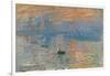 Impression, Sunrise (Impression, Soleil Levan), 1872-Claude Monet-Framed Giclee Print