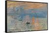 Impression, Sunrise (Impression, Soleil Levan), 1872-Claude Monet-Framed Stretched Canvas