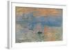 Impression, Sunrise (Impression, Soleil Levan), 1872-Claude Monet-Framed Giclee Print