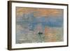 Impression, Sunrise (Impression, Soleil Levan), 1872-Claude Monet-Framed Giclee Print