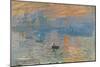 Impression, Sunrise (Impression, Soleil Levan), 1872-Claude Monet-Mounted Giclee Print