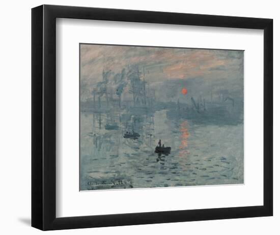 Impression, Sunrise-Claude Monet-Framed Giclee Print