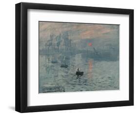 Impression, Sunrise-Claude Monet-Framed Giclee Print