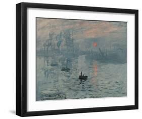 Impression, Sunrise-Claude Monet-Framed Art Print