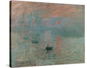 Impression, Sunrise-Claude Monet-Stretched Canvas