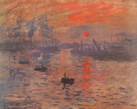 Impression, Sunrise-Claude Monet-Framed Textured Art