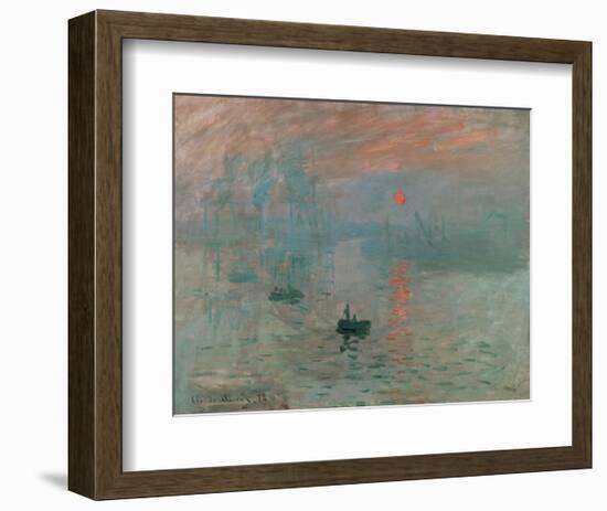 Impression, Sunrise-Claude Monet-Framed Art Print