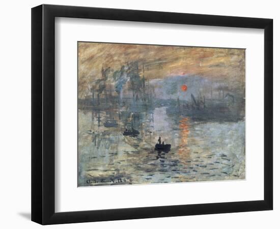 Impression, Sunrise-Claude Monet-Framed Art Print