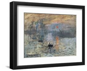 Impression, Sunrise-Claude Monet-Framed Art Print