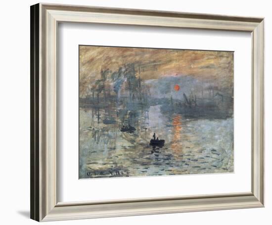 Impression, Sunrise-Claude Monet-Framed Art Print