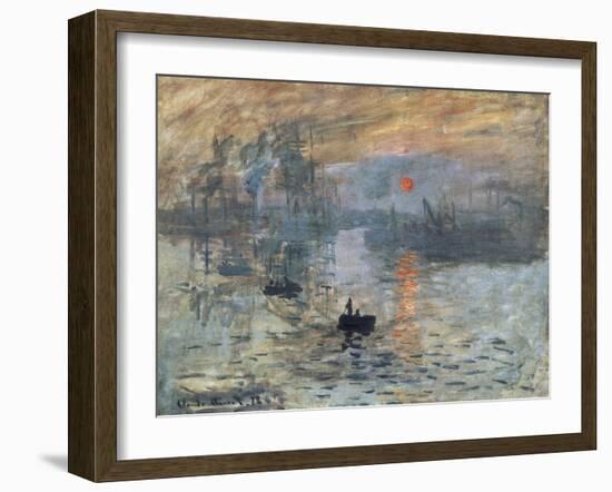 Impression, Sunrise-Claude Monet-Framed Art Print