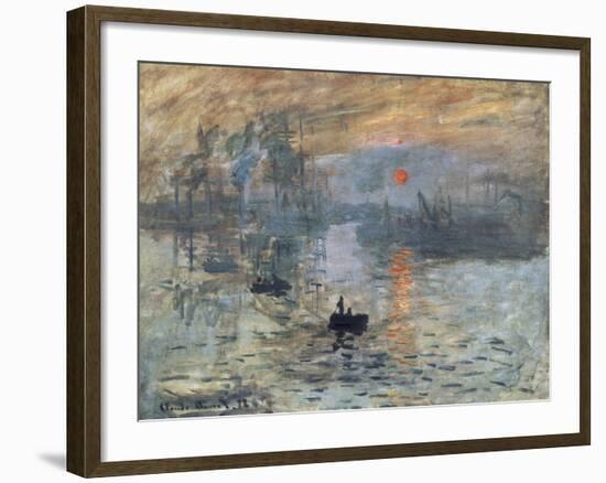 Impression, Sunrise-Claude Monet-Framed Art Print