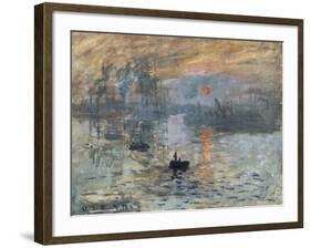 Impression, Sunrise-Claude Monet-Framed Art Print