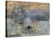 Impression, Sunrise-Claude Monet-Stretched Canvas