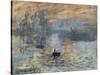 Impression, Sunrise-Claude Monet-Stretched Canvas